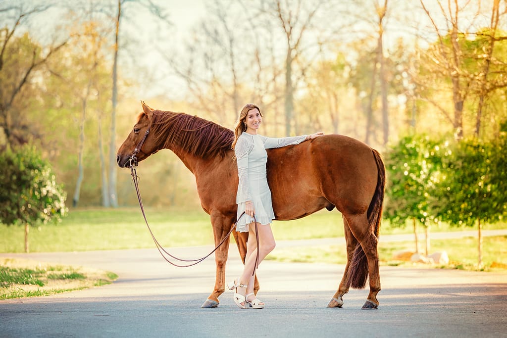 College Senior Horse Photography